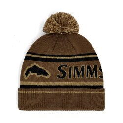 Simms TipUp Pom Beanie in Jasper